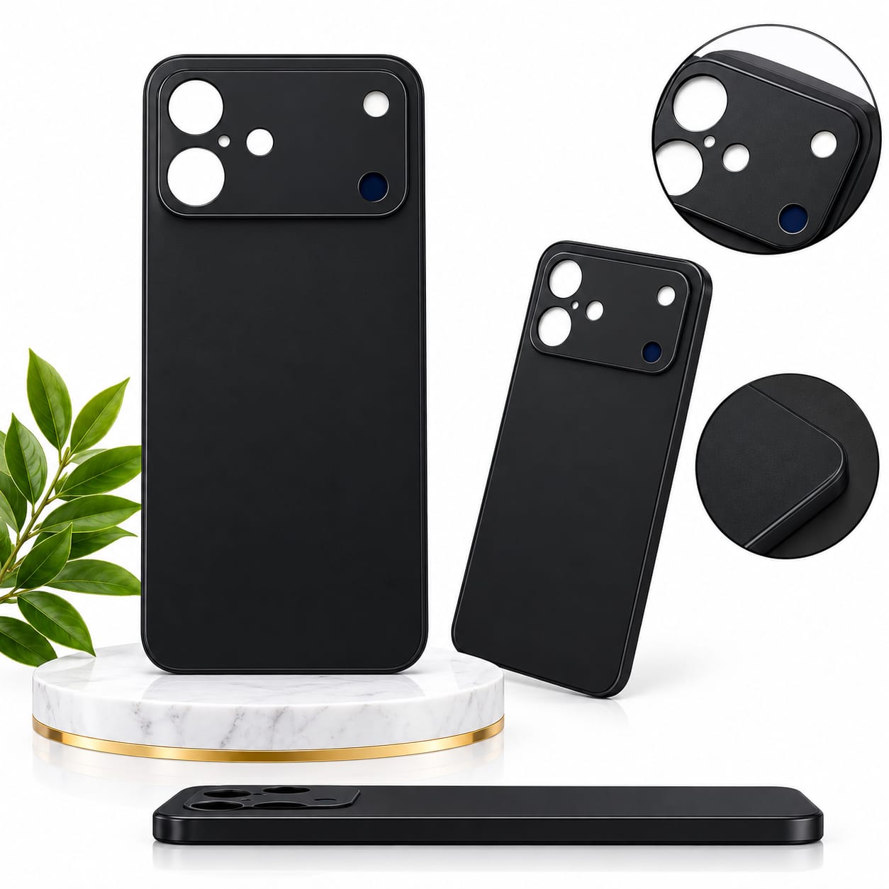 IPHONE 17 BLACK BACK CASE